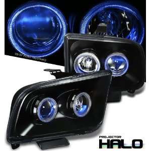  Ford 2005 2007 Ford Mustang Black W/Halo Headlight 