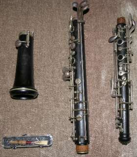 Circa el oboe de madera N5060 serial # de 1930 Linton