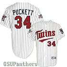   Puckett 1991 Minnesota Twins World Series Home Jersey Mens SZ (M 2XL