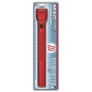  Mag Instrument 4 Cell D Red New Flashlight New