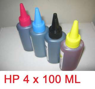 Bulk 400ml refill Kit ink for HP ink cartridge printer  