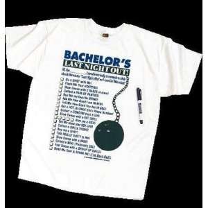 Bundle Bachelor T Shirt W/ Pen and 2 pack of Pink Silicone Lubricant 3 