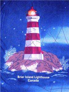 New Lighthouse Panel Fabric Nautical Ocean Sea  