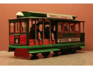 Vintage San Francisco Cable Car Toy   Near Mint in Box  