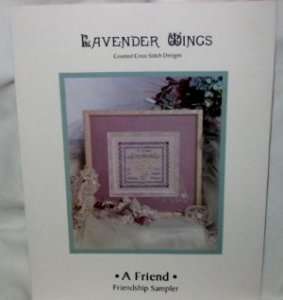 Lavender Wings   A Friend Friendship Sampler  