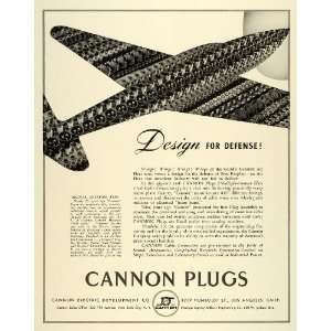  1941 Ad Cannon Electric Development Co Cannon Plugs 