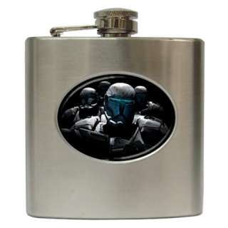 Starwars Hip Flask 6 oz Stainless Steel Gift  