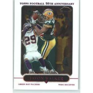  Javon Walker   Green Bay Packers   2005 Topps Chrome Card 