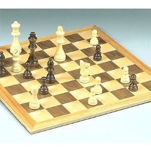  Fame 16 Oak Chess Board Toys & Games