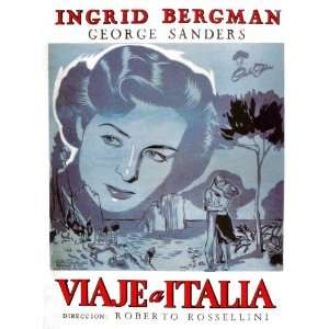 Journey to Italy Movie Poster (27 x 40 Inches   69cm x 102cm) (1954 