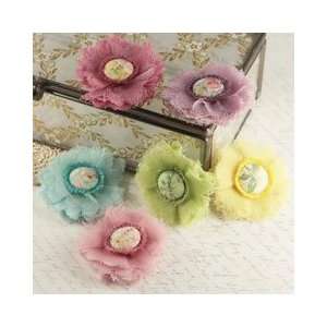     Fabric Flower Embellishments   Sweet Fairy Arts, Crafts & Sewing