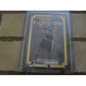  1998/1999 Fleer Tradition Great Expections Tim Duncan #Ge 