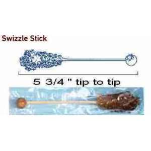 Individually Wrapped Amber Rock Candy Swizzle Sticks   72 Count Box 