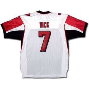  Michael Vick Atlanta Falcons Autographed Away/White Jersey 