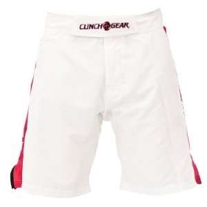  Clinch Gear Pro Series Performance Board Shorts   White 