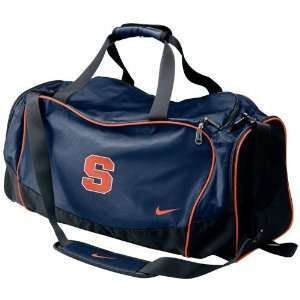  Nike Syracuse Orange Navy Blue Brasilia Duffel Bag Sports 