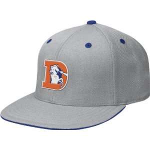  Denver Broncos Throwback Logo Fashion Fitted Hat Sports 
