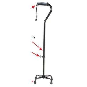  Drive Medical 10378 Adjustable Height Aluminum Small Base 