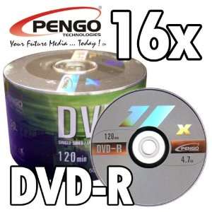  100 Pack 16X Blank DVD R Disc Media, 4.7GB, 120Min (50 Pack 