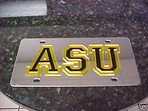 APPALACHIAN STATE UNIVERSITY LICENSE PLATE TAG STAINLES  