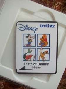 Brother Embroidery Card Taste of Disney   mickey bambi  
