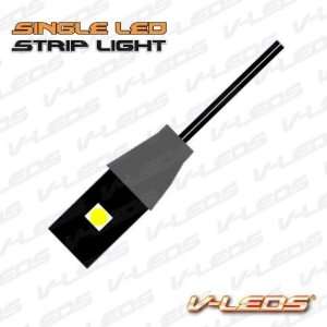  V LEDS 5K Pure White Strip Light 1 LED 1 inch Automotive