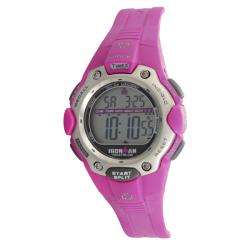 Timex Womens Ironman Triathlon Shock resistant Pink Rubber Watch 