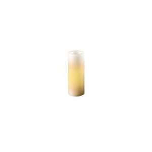  Large Flameless Wax White Colored Pillar
