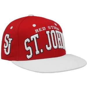  Zephyr St. Johns Red Storm White Red Superstar Snapback 