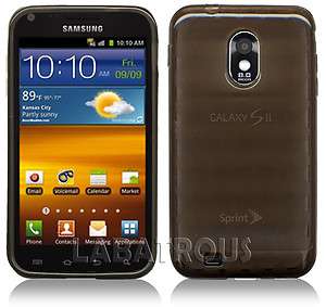 SAMSUNG GALAXY S II EPIC TOUCH 4G SEMI CLEAR BROWN SOFT TPU CASE FOR 