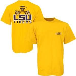 LSU Tigers Gold Tiger Eyes T shirt 