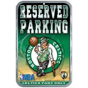  Boston Celtics Basketball Wall Sign   Reserved Parking