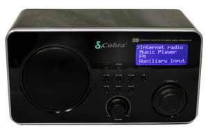   New Cobra CIR1000A Wireless Internet Radio + /FM/Alarm LCD Display