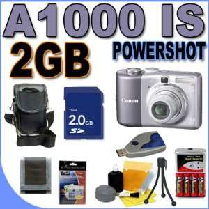  Canon Powershot A1000 IS (3209B001) 10MP 4x Optical Zoom 