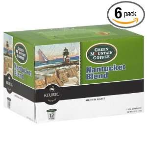 Green Mountain Coffee Coffee Nantuckt Blnd 12 CT (Pack of 6)  