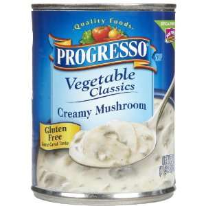 Progresso Cream Mushrm Soup, 18 oz  Grocery & Gourmet Food