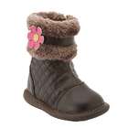 Wee Squeak Toddler Girls Shoes Pink Fur Pansy Boots 6