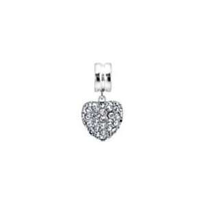 Helzberg Diamonds   Sterling Silver White Cubic Zirconia Heart Shaped 