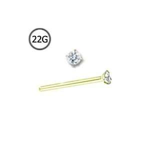  Nose Stud Ring 2mm Genuine Diamond GH VS1 VS2 22G FREE Nose Ring