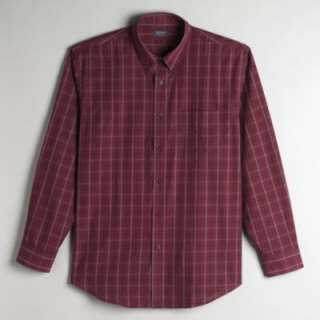 arrow men s long sleeve plaid wrinkle free shirt