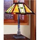 Paul Sahlin Tiffanys, Inc. Arrow Base Mission Table Lamp   Caramel 
