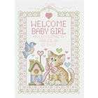 Tobin Baby Bears Birth Record Counted Cross Stitch Kit 11X14 14 Count