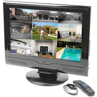 doba Q See 19 Monitor with Built in 8 Channel D1 Network DVR and CIF 