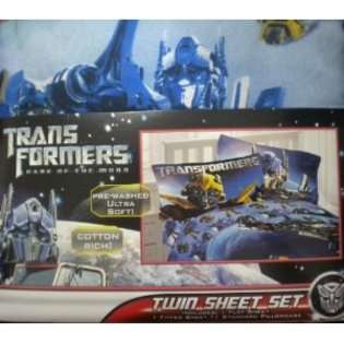 Transformers Twin Sheet Set  Dark of the Moon 