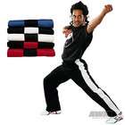 AWMA ProForce Gladiator Demo Karate Pants   Red w/Black Stripe/Size 1
