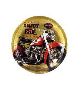 Harley Motorcycle Cake Plates  