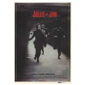  Jules et Jim Movie Poster, 26.75 x 38 (1962)