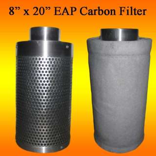 HYDROPONIC INLINE EXHAUST AIR CARBON FILTER SCRUBBER  