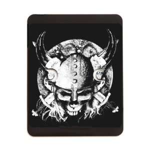  iPad 5 in 1 Case Matte Black Helmet Sword and Skull 