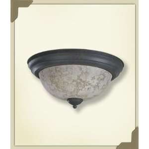 Quorum 3076 13 44 Decorative Ceiling Mount, Toasted Sienna Finish with 